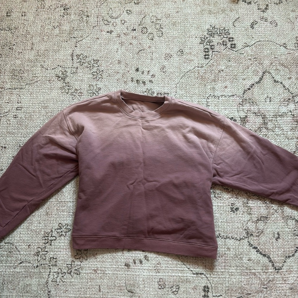 Madewell dip dye resourced cotton crewneck